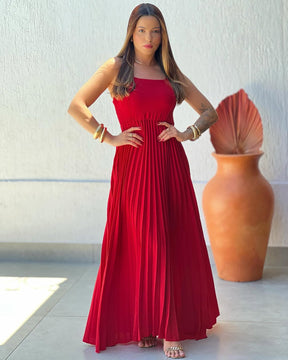 Vestido Harmonia Plissada